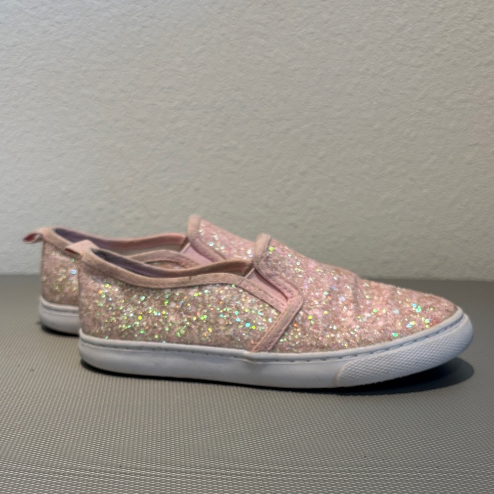 Cat & Jack Glittery Pink Kids Sneakers